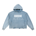 Unisex Jourdenne Distressed Hoodie