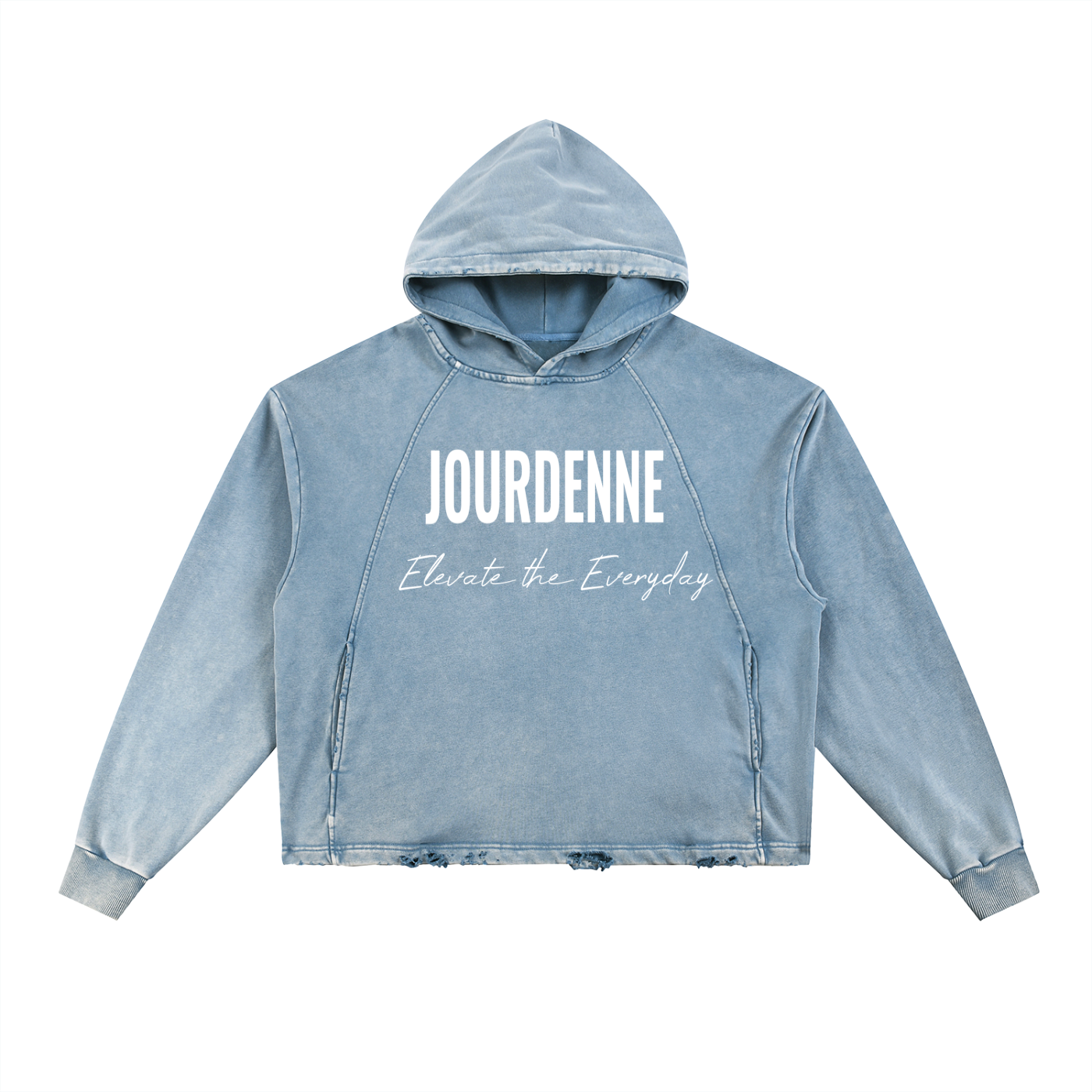 Unisex Jourdenne Distressed Hoodie